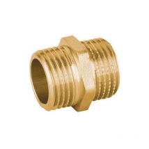 IBP - nipples diritto mm in ottone giallo pesante 3/8'
