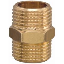 Raccordo doppia filettatura Nipples Fp Pattaroni F001 1' - Ottone