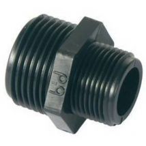 Nipples ridotto in pp nero 11/2x1 Bucch