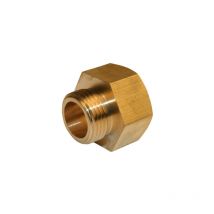 Nipplo a vite in ottone f 33 x 42 per tubo rame Centrale Brico