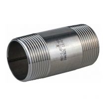 Nipplo doppio tubo en 10226-1 nps 2 pollici 100 mm Springer confezione da 5)