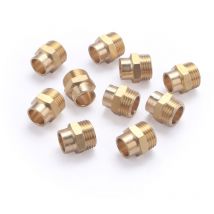 Nipplo in ferro/rame, maschio, ø14, M15x21, 10 pezzi Noyon&thiebault