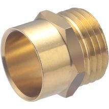 Nipplo in ferro/rame, maschio, ø18, M15x21 NOYON & THIEBAULT