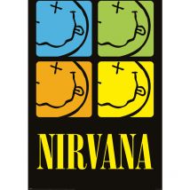 Pyramid - Poster Nirwana Smiley-Quadrate