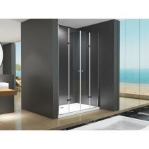 Buylando - Caroline 160x195 cm Duschtür Nischendusche Klarglas