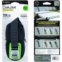 Nite Ize Cam Jam - Cinghia di fissaggio unisex, colore: verde/nero, 5,5 m