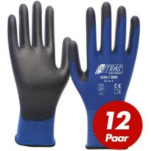 6240-9 Handschuhe Skin Größe 9 Blau/schwarz En 388 Psa-kategorie Ii - Nitras