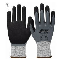 1 Paar Schnittschutzhandschuh Nitras 6360 Oil Grip Cut Gr. 8
