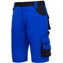 Motion tex plus, Arbeitshose, kurz blau / schwarz 56 7601-56 - Nitras