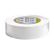 Cinta adhesiva aislante - color blanco - 19 mm x - 20 m