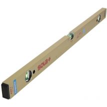 Le Sanitaire - Nivel magnético, Sola, azm 3 80, nivelación profesional, precisión milimétrica, burbuja horizontal y vertical, base magnética, 80 cm