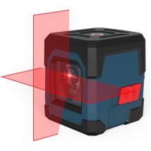 Csparkv - Niveau Laser, 15M ± 0,2 mm/m Laser Croix Autonivelant, 1m Antichoc Tourner Ligne Laser Rouge Horizontal et Verticale, IP54 Étanche à L'eau