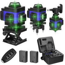 Owsoo - Niveau laser 4D 16 lignes 3°, machine de nivellement automatique, batterie au lithium rechargeable par usb, outil de nivellement avec lignes