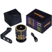 Niveau laser Ermenrich PLUS LN20 – 4 lignes vertes – Précision ±1,5 mm/5 m – Portée jusqu'à 30 m – IP54