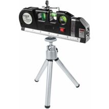 Niveau laser Ruban à mesurer multifonctionnel 2.5M - Règle de bande standard et métrique Avec trépied en métal rétractable