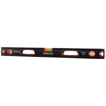 Niveau magnétique en aluminium de 120 cm avec des caoutchoucs protecteurs de Brixo Master