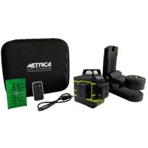 Nivel 3D action green Metrica con soporte de pared - 61438