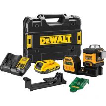 Láser 3x360° 10.8V 2.0Ah Dewalt Rayo verde + Batería y cargador - DCE089D1G