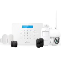 Sistema Di Allarme Per Case E Aziende Senza Canone Mensile Kit Di Allarme Wifi/gsm Controllo Remoto Tramite L'App Tuya Facile Installazione Wireless 