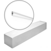 I-box nomastyl Noel Marquet 1 Box 98 pieces Cornice moulding timeless classic design white 196 m - NMC