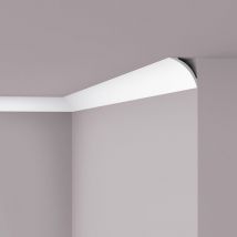 NMC - Cornisa NE3 pure nomastyl Noel Marquet Moldura decorativa Perfil de estuco diseño moderno blanco 2 m