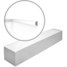 NMC - WL10-box-10 wallstyl Noel Marquet 1 Karton set mit 10 Wand- und Friesleisten Stuckleisten Modern weiß 20 m