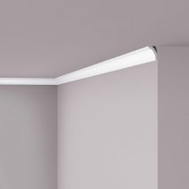 Cornisa NMC WT8 wallstyl Noel Marquet Moldura decorativa Zócalo diseño moderno blanco 2 m