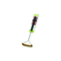 Brosse en laiton de haute qualité pour le nettoyage des grils et des poêles.