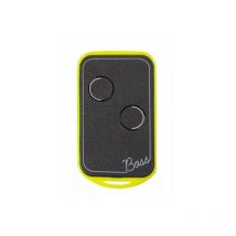 Trasmettitore 2 canali codice fisso quarzo 30.900 Mhz autoapprendente automazione cancelli Nologo BOSS-QC2-Y - Giallo