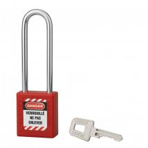 Cadenas de consignation 40mm, anse 76mm, Rouge, variure b Thirard