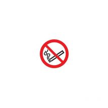 Sitesafe - no Smoking Rigid pvc Symbol Sign - 100 x 100mm