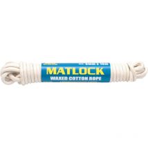Matlock - No.4-3C 6mm 16PLT Wax Cotton Sash Cord 10m Hank