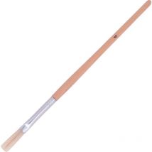 Flat Artist Brush, Hog Hair Bristle, No.4- you get 5