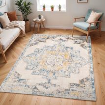 Surya - Tapis Vintage Oriental Gris/Jaune 160x213 cm