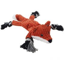 Hundespielzeug Plüschfuchs mit Seil 38 cm - Nobby