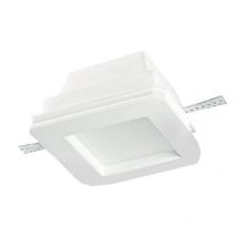 Nobile faretto incasso quadro gesso a scomparsa con diffusore 9098