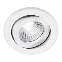 Faretto Incasso Tondo Bianco orientabile 9086/BI - Nobile