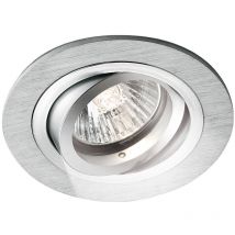Runder Einbaustrahler aus satiniertem Aluminium 12W 50W 9086 - Nobile