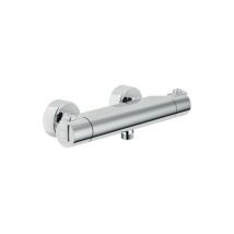 Nobili - Mélangeur thermostatique baignoire et douche extérieure 280x150 mm en laiton chromé Tyko