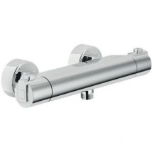 Nobili - Mezclador termostático exterior para baño y ducha 280x150 mm en latón cromado Tyko
