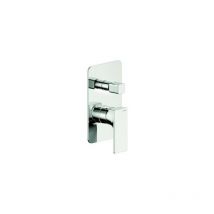Miscelatore monocomando doccia incasso 180x110 mm con deviatore in ottone cromato Nobili Seven - Standard