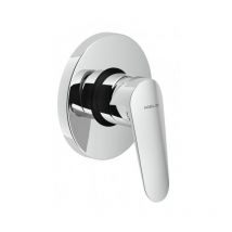 Mitigeur de douche encastré 106 mm Hof en laiton chromé Nobili