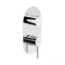 Mitigeur de douche encastré 3 voies acquerelli série WE81102/TCR Chromé - Laiton - Nobili