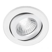 Spot Encastré Rond Blanc orientable 9086/BI - Nobile