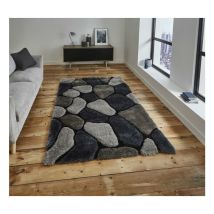 Noble House Pebbles 5858 Grey Cobalt 120cm x 170cm Rectangle - Grey