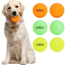 Nobleza - Pelota Juguete Perro, 6 unidads Bola Brillante Perros, Pelota Interactiva para Perros,Apto paraTodas las Razas de Perros, Brillo en la