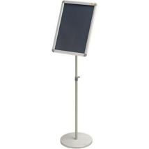 Nobo - Infodisplay Premium Plus 30 X 90 X 30 Cm (b X H X T) Din A3 Silber