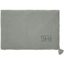 Nobodinoz Wabi Sabi Babydecke, Musselindecke Doppel, 65 X 100 Cm, Farbe: Azurblau