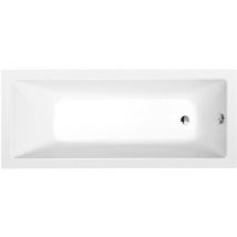 Polysan - noemi Rectangular Bath 170x70x39cm, White Matt