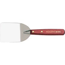 Pelle plancha – 09000K – Pelle à plancha 9 cm – Manche en bois hêtre teinté Merisier – NOGENT 3 ETOILES